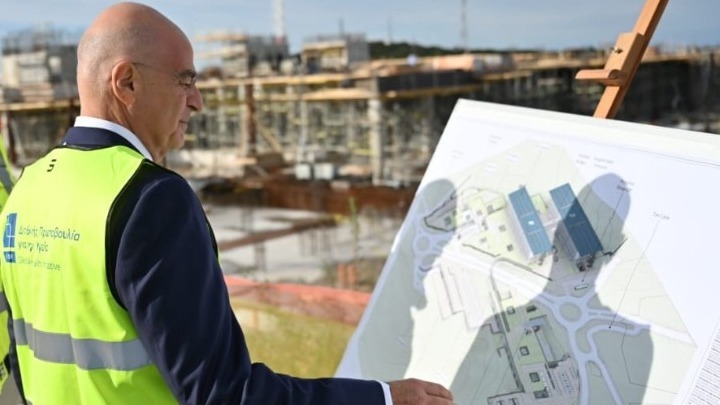 Επίσκεψη Ν. Δένδια στο υπό ανέγερση πανεπιστημιακό παιδιατρικό νοσοκομείο στη Θεσ/νίκη