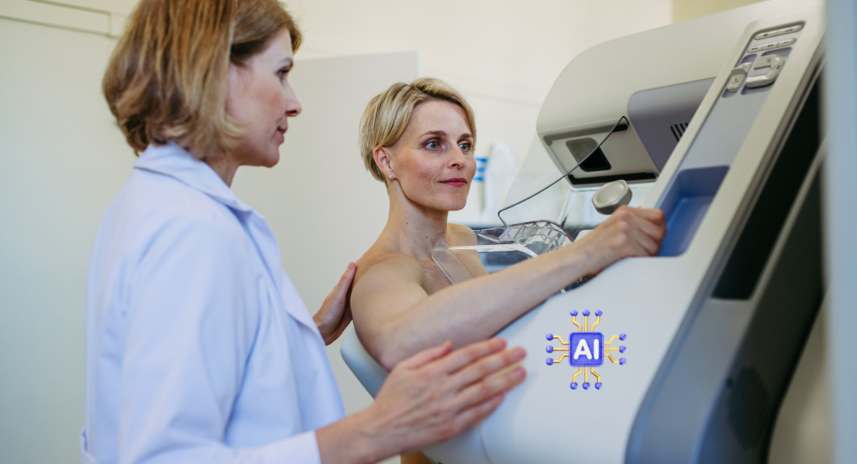 Η τεχνητή νοημοσύνη βελτιώνει τον προληπτικό έλεγχο για καρκίνο του μαστού μαστογραφία με υποστήριξη τεχνητής νοημοσύνης