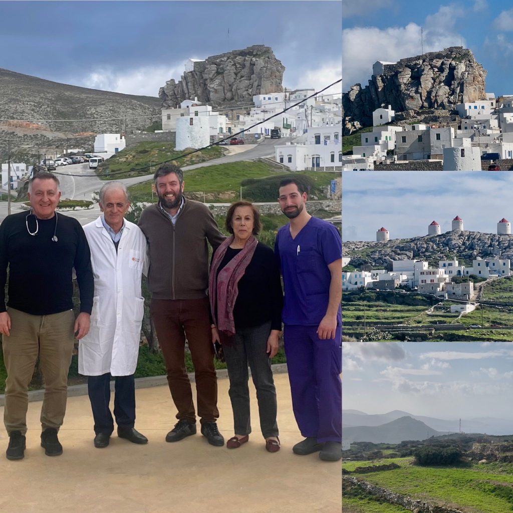 εθελοντική ιατρική παρέμβαση στην Αμοργό