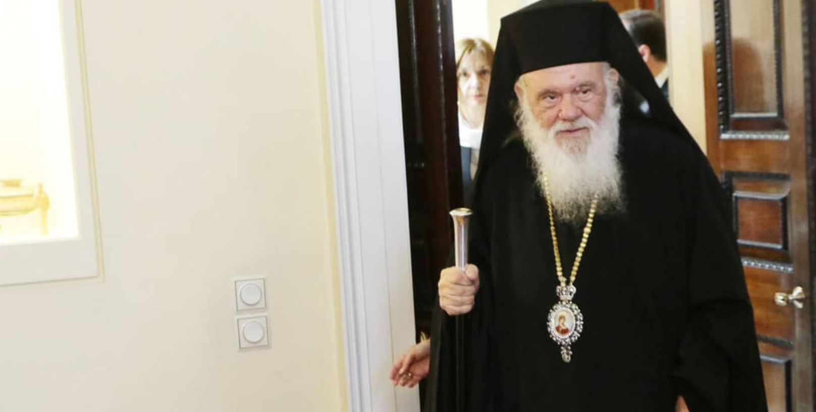 Συνάντηση του Αρχιεπισκόπου Ιερώνυμου με τον πρόεδρο της Ελληνικής και Αφροδισιολογικής Εταιρείας, Σ. Θεοχάρη ιερώνυμος θεοχάρης