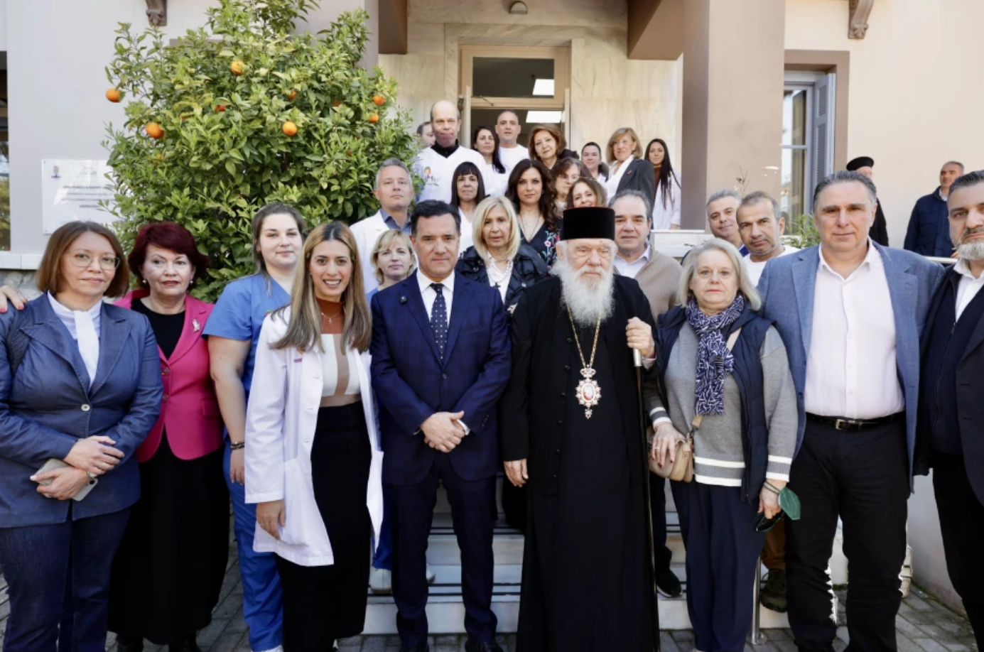 Επίσκεψη του Υπουργού Υγείας Άδωνι Γεωργιάδη στο Καρέλλειο Πρότυπο Κέντρο Αλτσχάϊμερ επίσκεψη Γεωργιάδη στο Καρέλλειο