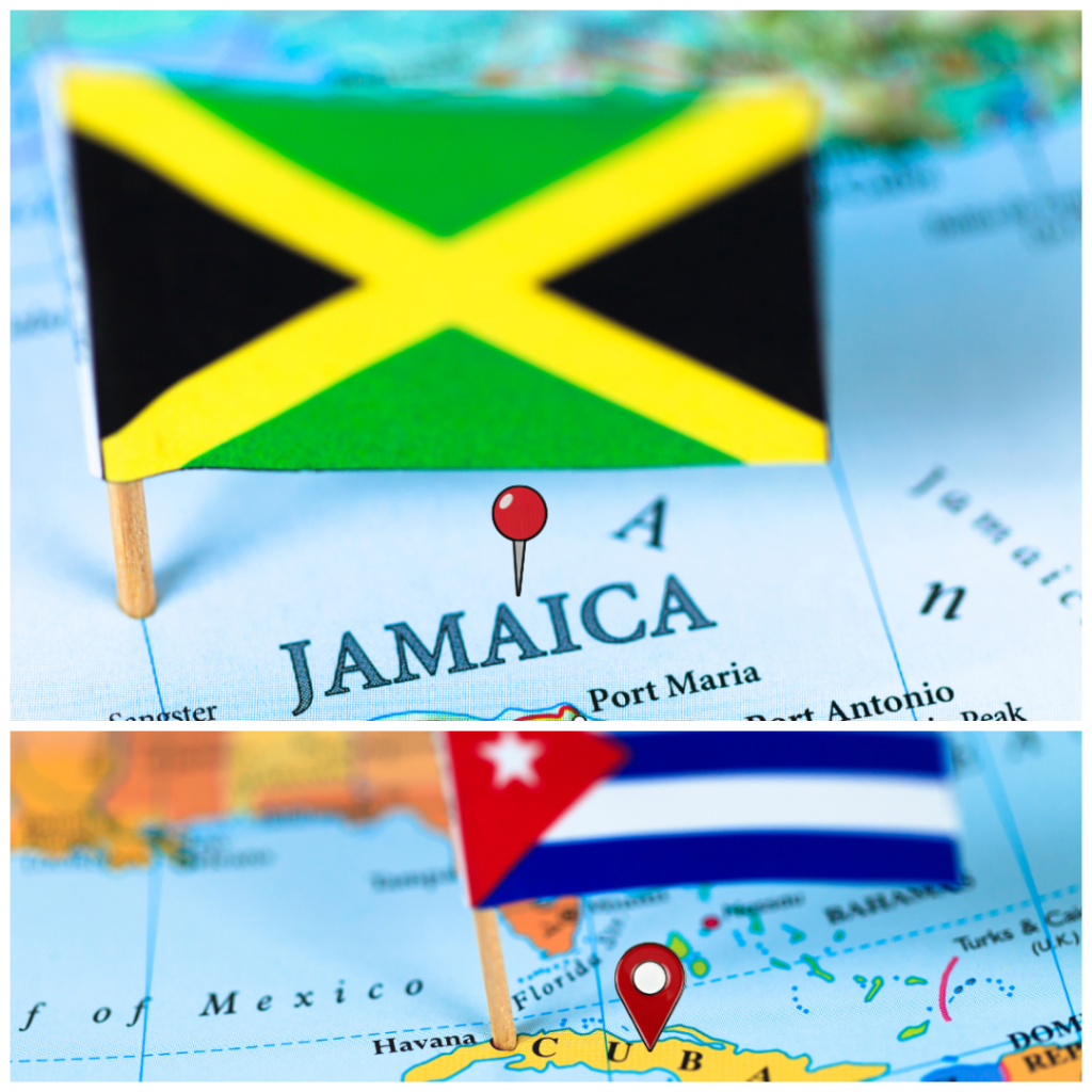 Τζαμάικα και κούβα