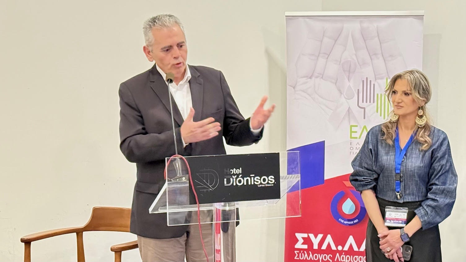 Μ. Χαρακόπουλος στη Διημερίδα του Συλλόγου Λάρισας Διαβήτη: Ο αυτοέλεγχος είναι σημαντικός σε όλες τις εκφάνσεις της ζωής Χαρακόπουλος για Διαβήτη